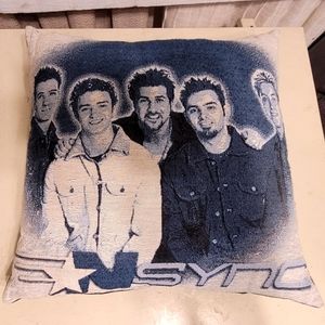 NSYNC throwback throw pillow